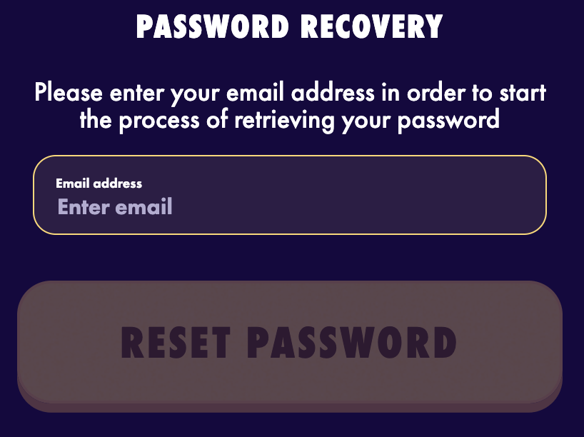 Polestar Casino Password Recovery