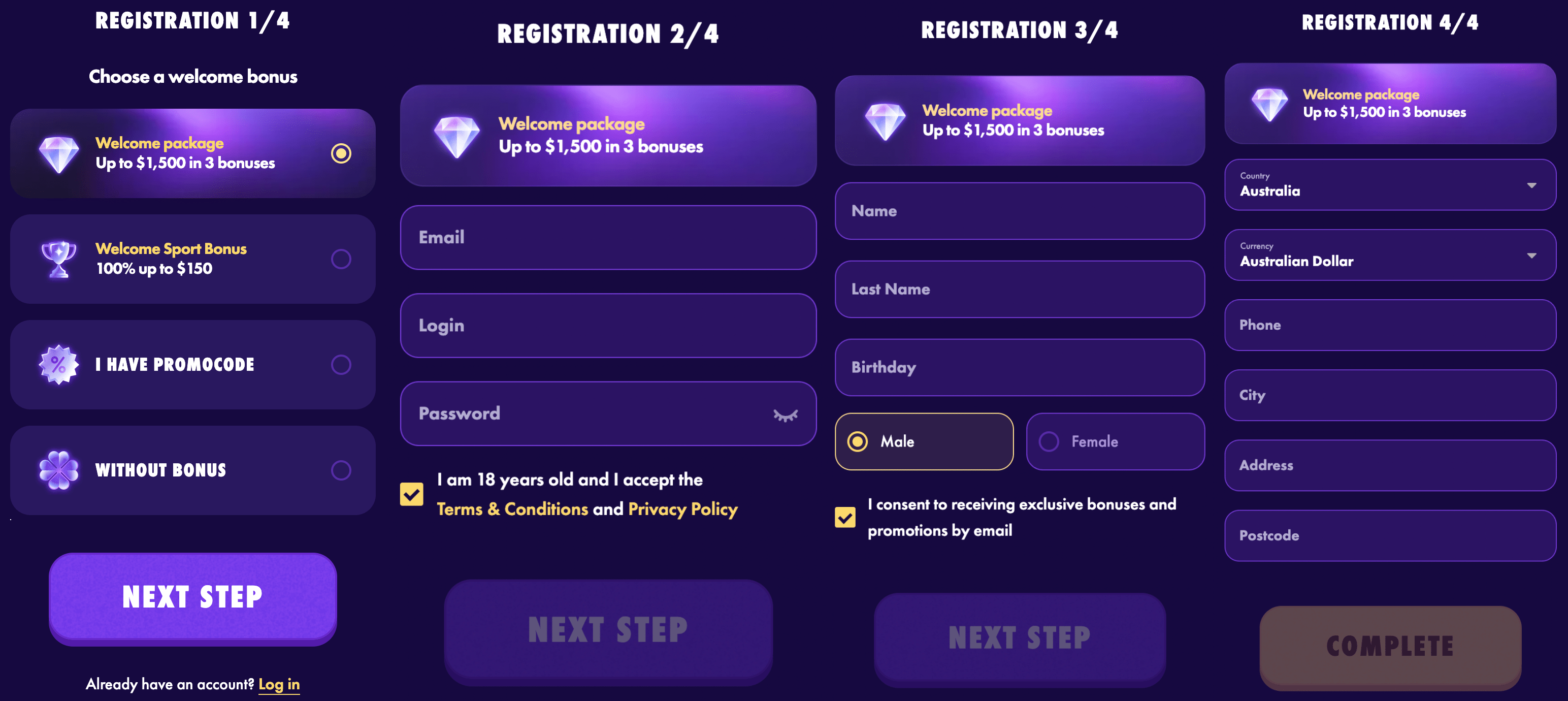 Polestar Casino Registration